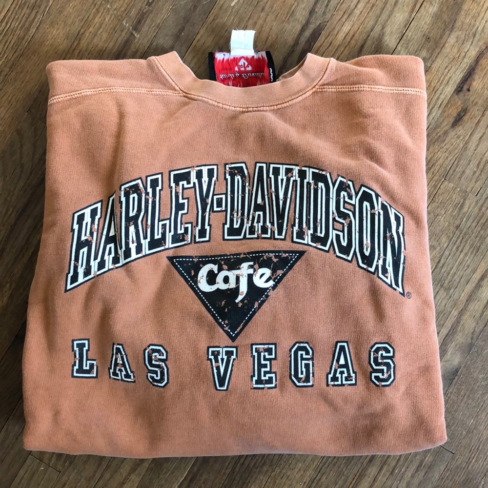 Harley Davidson Cafe Las Vegas vintage crew neck